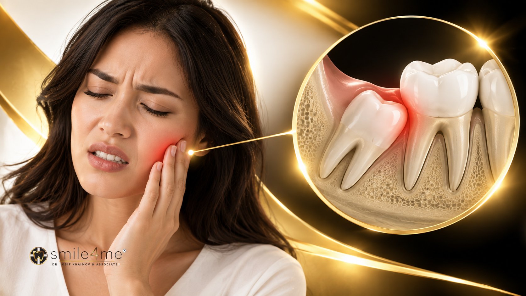 Digital Graphic Of Tooth Pain Asking Are Impacted Wisdom Teeth An Emergency